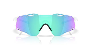 Oakley Cybr Zero Oo 9512d Unisex White Shield Sunglasses