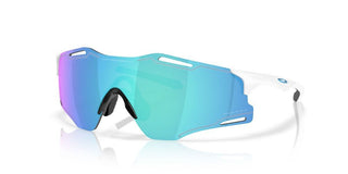 Oakley Cybr Zero Oo 9512d Unisex White Shield Sunglasses
