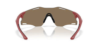 Oakley Cybr Zero Oo 9512d Unisex Red Shield Sunglasses