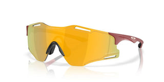 Oakley Cybr Zero Oo 9512d Unisex Red Shield Sunglasses