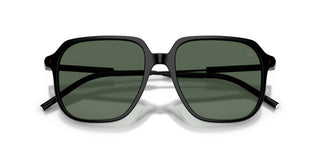 Moncler Cylin Me6010 Unisex Black Squared Sunglasses