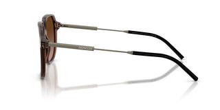 Moncler Cylin Me6010 Unisex Brown Squared Sunglasses