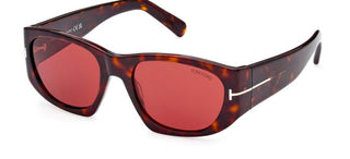 Tom Ford CYRILLE-02 FT 0987 unisex Havana Geometric Sunglasses