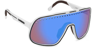 Carrera C Sport 02/s Men White Shield Sunglasses