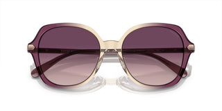 Coach Cl925 Hc 8377u Women Multicolor Round Sunglasses