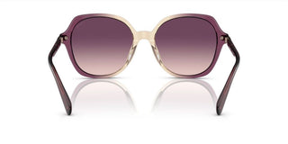 Coach Cl925 Hc 8377u Women Multicolor Round Sunglasses