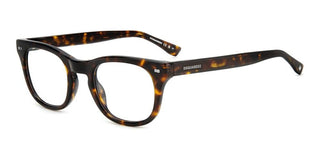 Dsquared2 D2 0078 men Havana Squared Eyeglasses