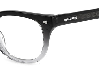 Dsquared2 D2 0078 men Black Squared Eyeglasses