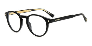 Dsquared2 D2 0080 men Black Squared Eyeglasses