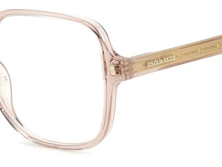 Dsquared2 D2 0081 women Pink Squared Eyeglasses