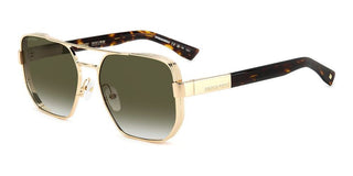 Dsquared2 D2 0083/s Men Gold Squared Sunglasses