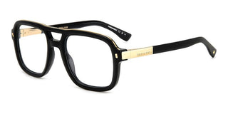 Dsquared2 D2 0087 men Black Squared Eyeglasses