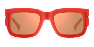 Dsquared2 D2 0089/S/SE men Orange Rectangle Sunglasses