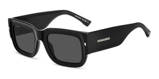 Dsquared2 D2 0089/S/SE men Black Rectangle Sunglasses