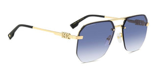 Dsquared2 D2 0103/S men Blue Geometric Sunglasses