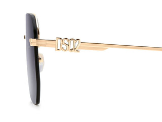 Dsquared2 D2 0103/S men Gold Geometric Sunglasses