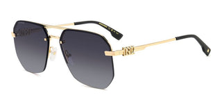 Dsquared2 D2 0103/S men Gold Geometric Sunglasses