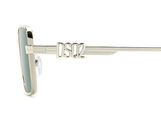Dsquared2 D2 0104/S men Green Geometric Sunglasses
