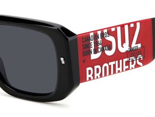 Dsquared2 D2 0107/S men Red Geometric Sunglasses