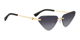 Dsquared2 D2 0108/S women Gold Geometric Sunglasses