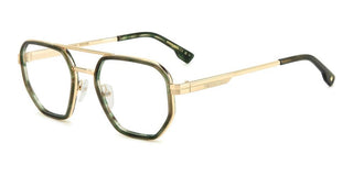 Dsquared2 D2 0111 men Green Geometric Eyeglasses