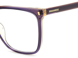 Dsquared2 D2 0115 women Brown Squared Eyeglasses