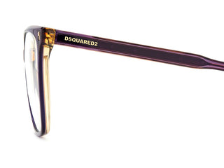 Dsquared2 D2 0115 women Brown Squared Eyeglasses