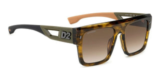 Dsquared2 D2 0127/S men Brown Squared Sunglasses