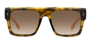 Dsquared2 D2 0127/S men Brown Squared Sunglasses