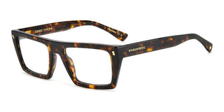 Dsquared2 D2 0130 Men Havana Rectangle Eyeglasses