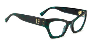 Dsquared2 D2 0133 women Green Cat Eye Eyeglasses