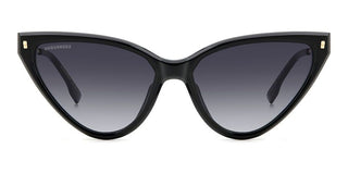 Dsquared2 D2 0134/s Women Black Cat Eye Sunglasses