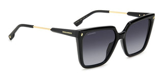 Dsquared2 D2 0135/s Women Black Squared Sunglasses