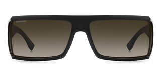Dsquared2 D2 0140/s Men Black Rectangle Sunglasses