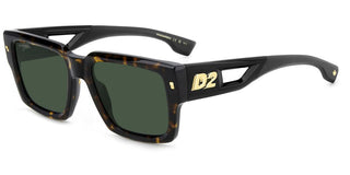 Dsquared2 D2 0143/s Men Havana Rectangle Sunglasses