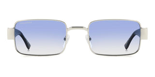 Dsquared2 D2 0156/S men Silver Rectangle Sunglasses
