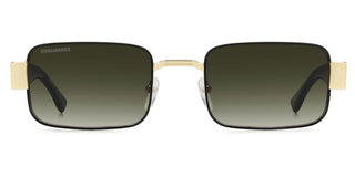 Dsquared2 D2 0156/S men Gold Rectangle Sunglasses