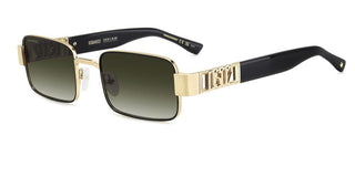 Dsquared2 D2 0156/S men Gold Rectangle Sunglasses