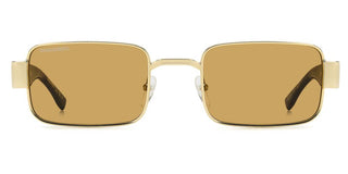 Dsquared2 D2 0156/S men Gold Rectangle Sunglasses