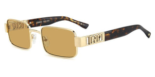 Dsquared2 D2 0156/S men Gold Rectangle Sunglasses