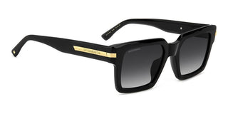 Dsquared2 D2 0161/g/s Men Black Squared Sunglasses