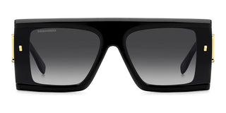 Dsquared2 D2 0169/s Women Black Rectangle Sunglasses