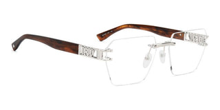 Dsquared2 D2 0173 men Silver Squared Eyeglasses
