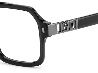 Dsquared2 D2 0174 Men Black Squared Eyeglasses