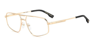 Dsquared2 D2 0176 men Rose gold Pilot Eyeglasses