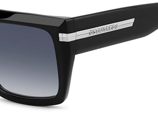 Dsquared2 D2 0177/S men Black Rectangle Sunglasses