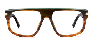 Dsquared2 D2 0179 Men Brown Rectangle Eyeglasses