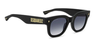 Dsquared2 D2 0180/S men Black Round Sunglasses
