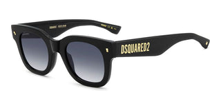 Dsquared2 D2 0180/S men Black Round Sunglasses