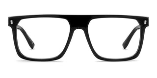 Dsquared2 D2 0182 Men Ruthenium Rectangle Eyeglasses